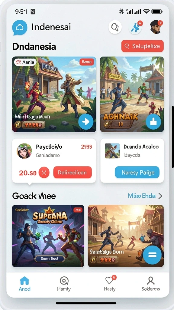 ads508 - Tangkapan layar menampilkan tantangan level menengah yang menarik.