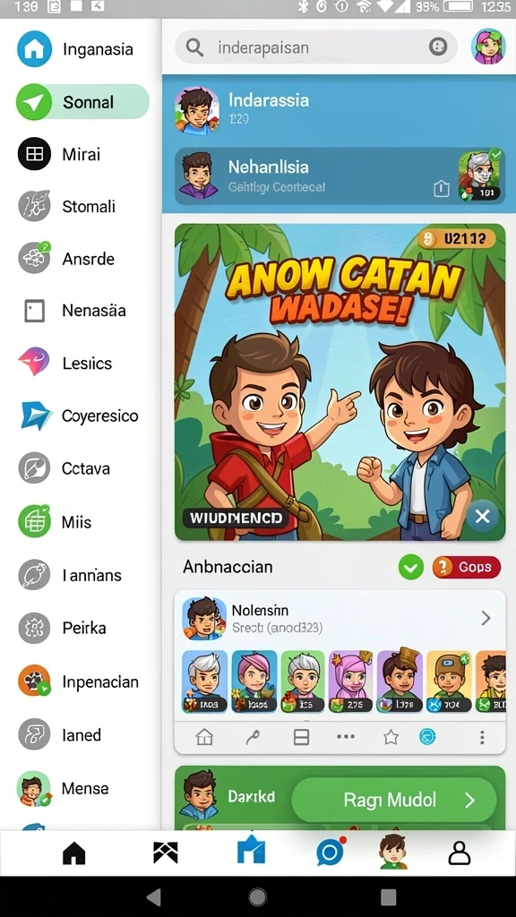 idnscore - Antarmuka yang sederhana dan mudah dinavigasi.