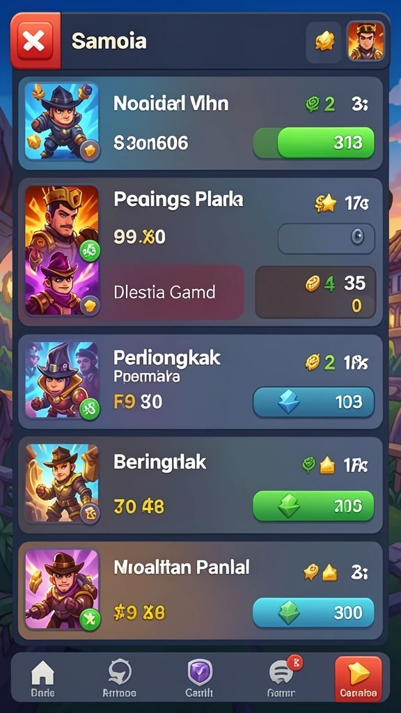 super805 - Menu antarmuka pengguna yang menarik dan intuitif.